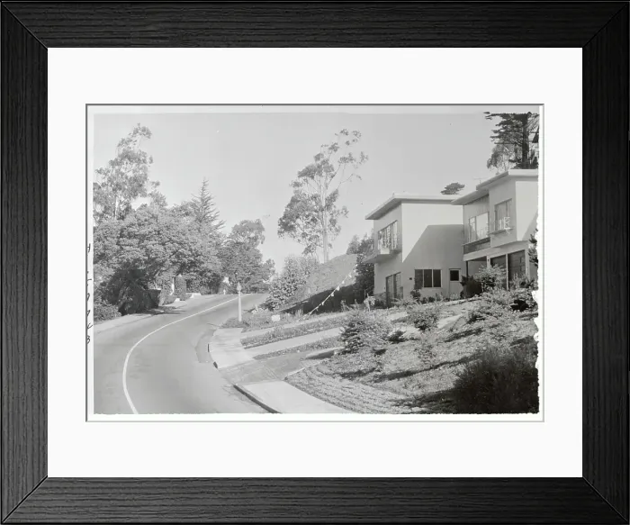 Framed Print : Exterior View of Beautiful House