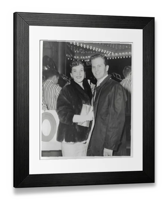 Framed Print : Pat Boone Attending Movie Premiere Framed Print : Pat Boone Attending Movie Premiere