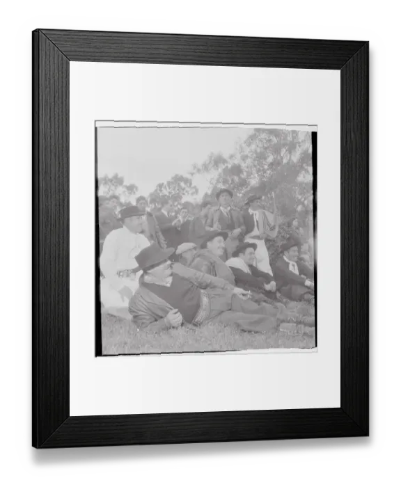 Framed Print : Gauchos Relaxing During Feast Framed Print : Gauchos Relaxing During Feast