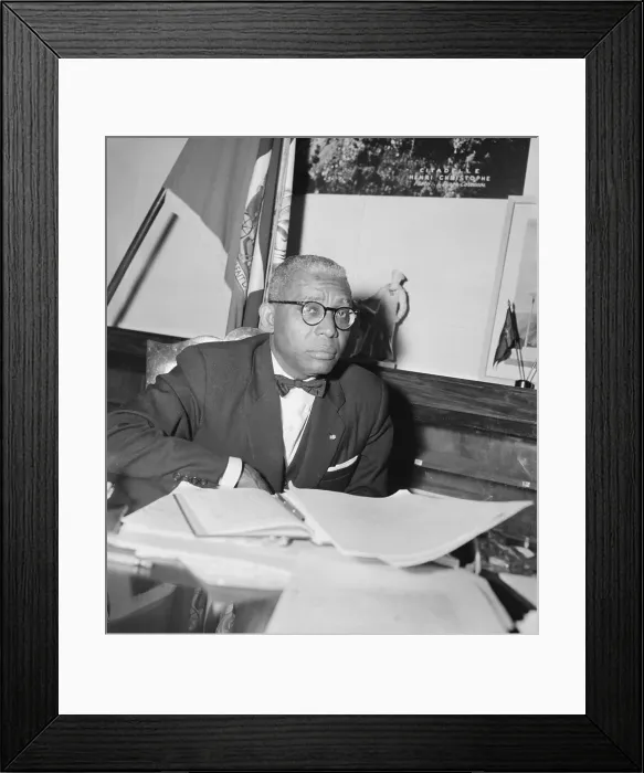 Framed Print : President Francois Duvalier Framed Print : President Francois Duvalier