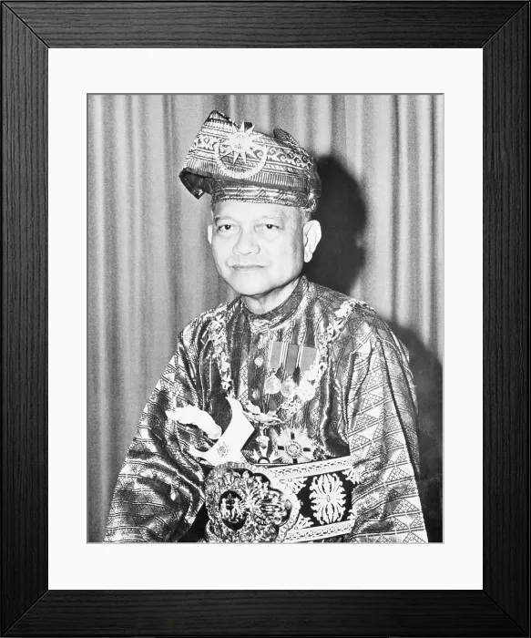 Framed Print : Portrait of Tuanku Abdul Rahman