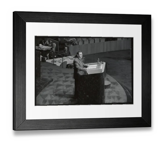 Framed Print : Andrei Gromyko Addressing United Nations Assembly Framed Print : Andrei Gromyko Addressing United Nations Assembly