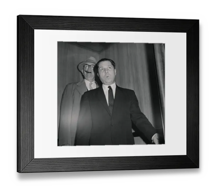 Framed Print : Portrait of James R. Hoffa Framed Print : Portrait of James R. Hoffa