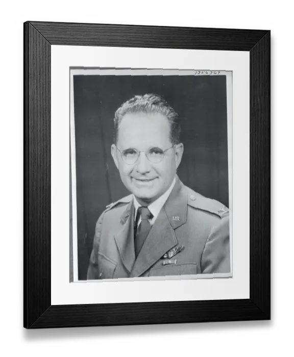 Framed Print : Portrait of John Paul Stapp Framed Print : Portrait of John Paul Stapp