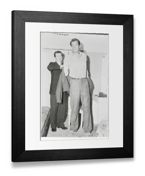 Framed Print : Butler Training Rock Hudson Framed Print : Butler Training Rock Hudson