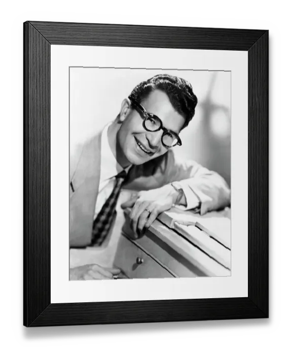 Framed Print : Young Dave Brubeck at the Piano Framed Print : Young Dave Brubeck at the Piano