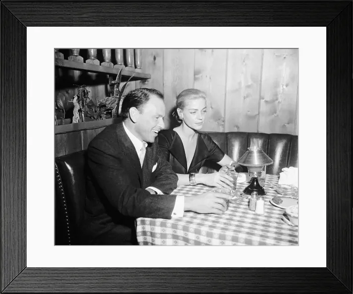 Framed Print : Frank Sinatra with Lauren Bacall Framed Print : Frank Sinatra with Lauren Bacall