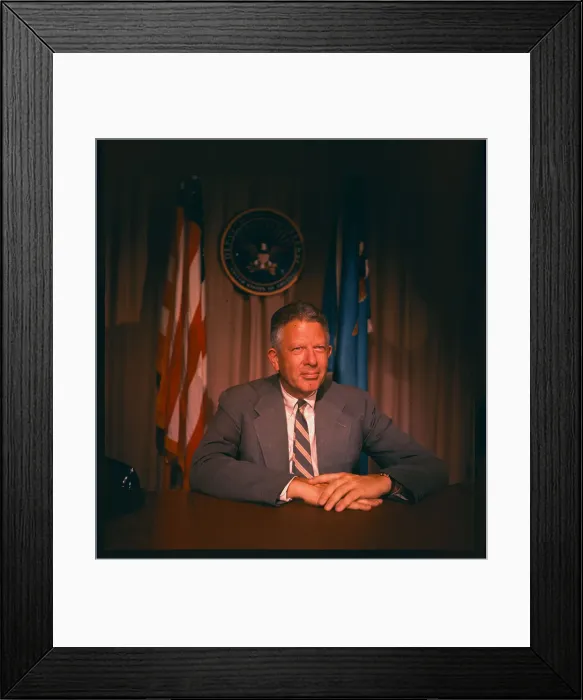 Framed Print : Secretary of Defense Neil McElroy Framed Print : Secretary of Defense Neil McElroy