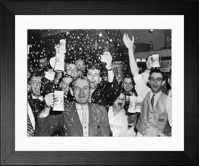 Framed Print : World Series Celebration in Milwaukee