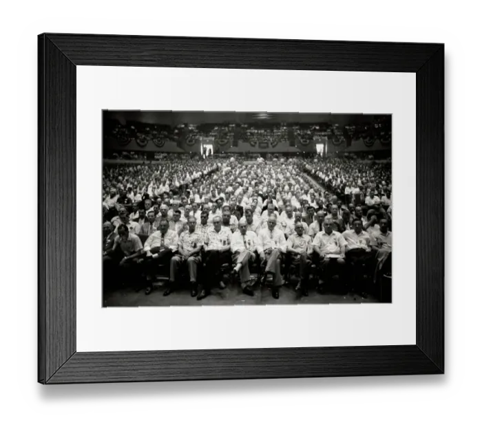 Framed Print : Teamsters Union Convention Framed Print : Teamsters Union Convention