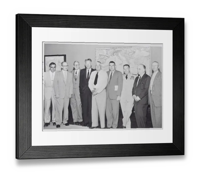 Framed Print : Navy Observers Framed Print : Navy Observers