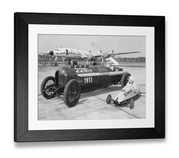Framed Print : Soap Box And Antique Racing Car Framed Print : Soap Box And Antique Racing Car