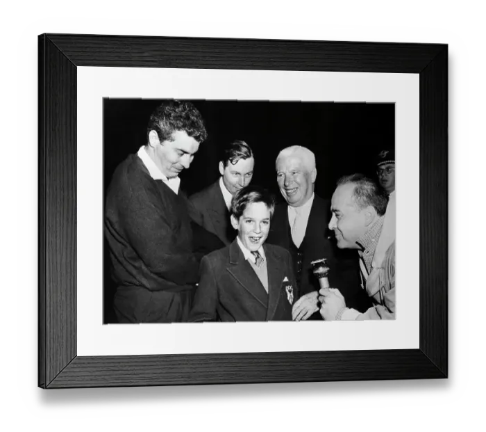 Framed Print : Portrait of Chaplins Framed Print : Portrait of Chaplins