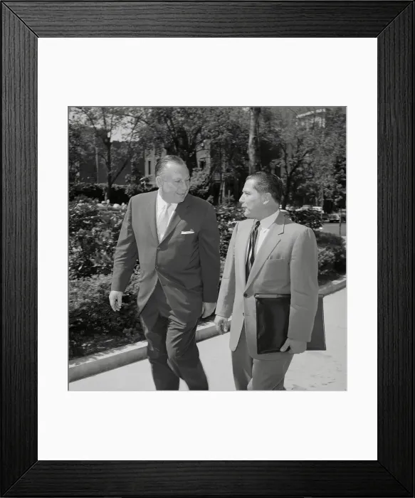 Framed Print : Al Whitehouse and James Hoffa Framed Print : Al Whitehouse and James Hoffa