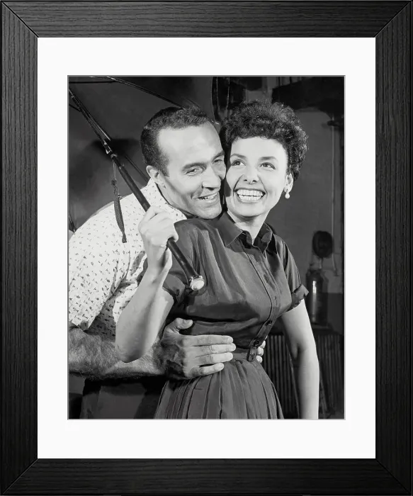 Framed Print : Lena Horne and Ricardo Montalban Rehearsing Framed Print : Lena Horne and Ricardo Montalban Rehearsing