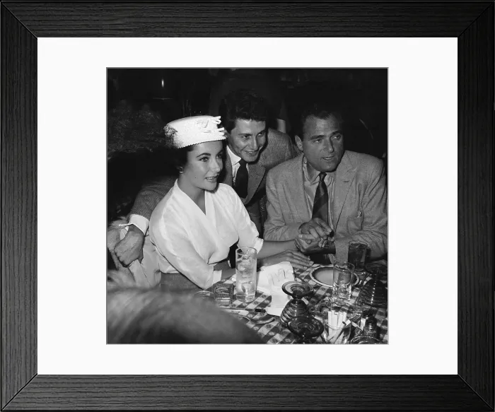 Framed Print : Eddie Fisher and Friends at Table Framed Print : Eddie Fisher and Friends at Table