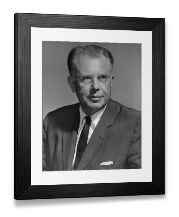 Framed Print : Portrait of Dr. Ernest O. Lawrence Framed Print : Portrait of Dr. Ernest O. Lawrence