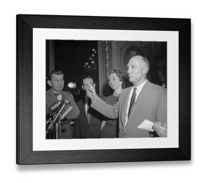 Framed Print : Strom Thurmond After Filibuster