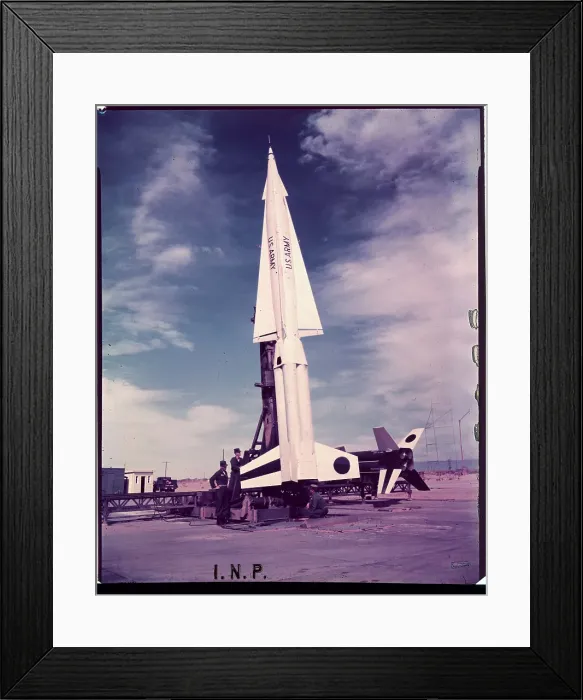 Framed Print : US Army Honest John Rocket Framed Print : US Army Honest John Rocket