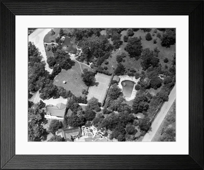 Framed Print : Aerial View of Paul Ricca Estate Framed Print : Aerial View of Paul Ricca Estate