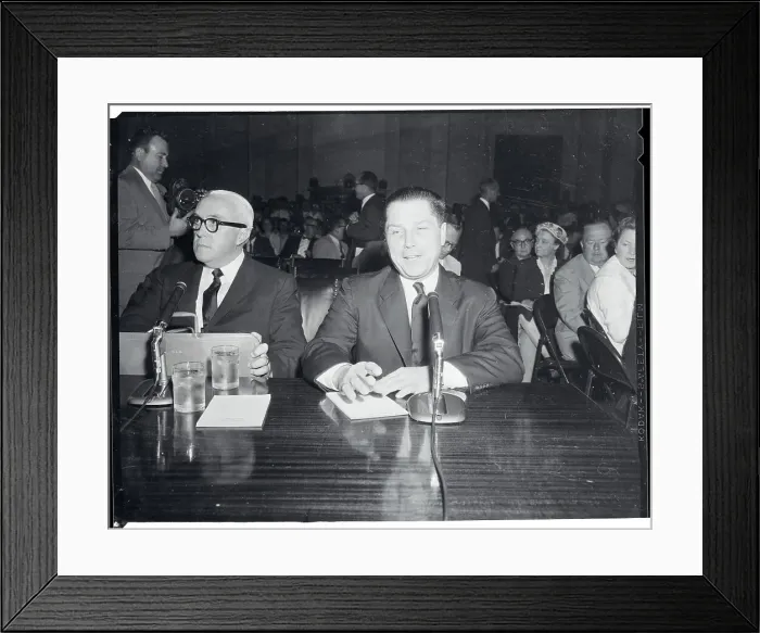 Framed Print : Jimmy Hoffa Appearing Before Senate Framed Print : Jimmy Hoffa Appearing Before Senate