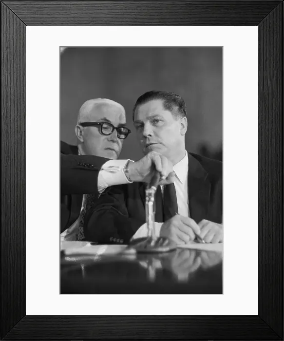 Framed Print : Jimmy Hoffa Appearing Before Senate Framed Print : Jimmy Hoffa Appearing Before Senate
