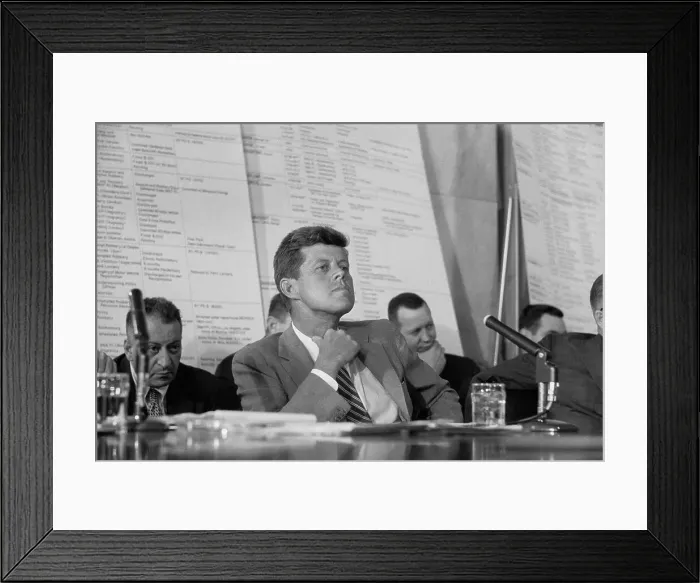 Framed Print : Senate Questioning Teamsters Union Leader Framed Print : Senate Questioning Teamsters Union Leader