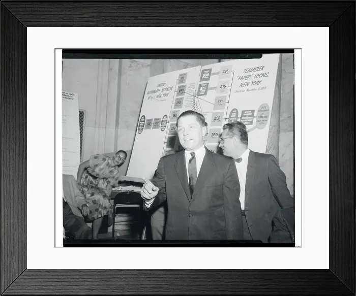 Framed Print : Portrait of Jimmy Hoffa Framed Print : Portrait of Jimmy Hoffa