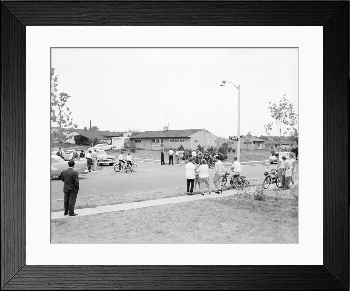 Framed Print : First Black Family's Home in Levittown Framed Print : First Black Family's Home in Levittown
