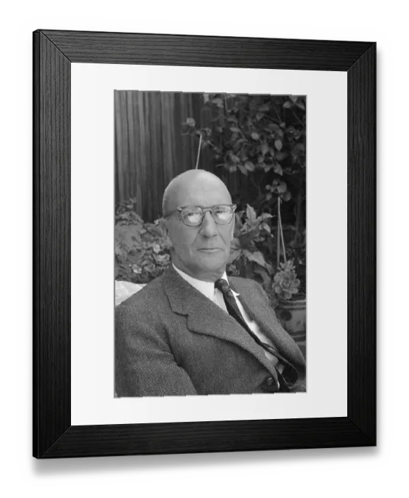 Framed Print : Portrait of C. S. Forester Framed Print : Portrait of C. S. Forester
