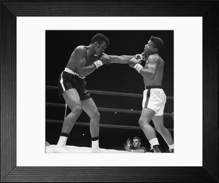 Framed Print : Floyd Patterson and Tommy Hurricane Jackson Framed Print : Floyd Patterson and Tommy Hurricane Jackson