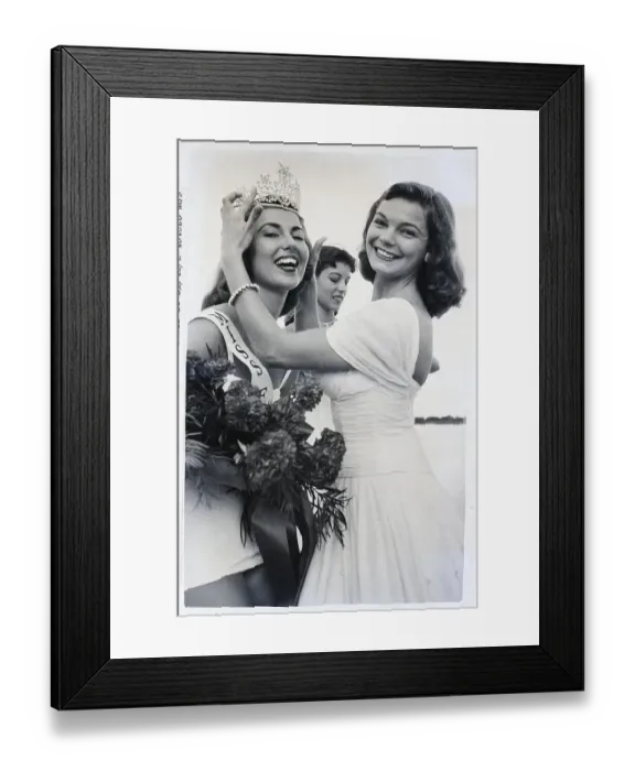 Framed Print : Dorothy Steiner Wins Miss Florida 1957 Framed Print : Dorothy Steiner Wins Miss Florida 1957