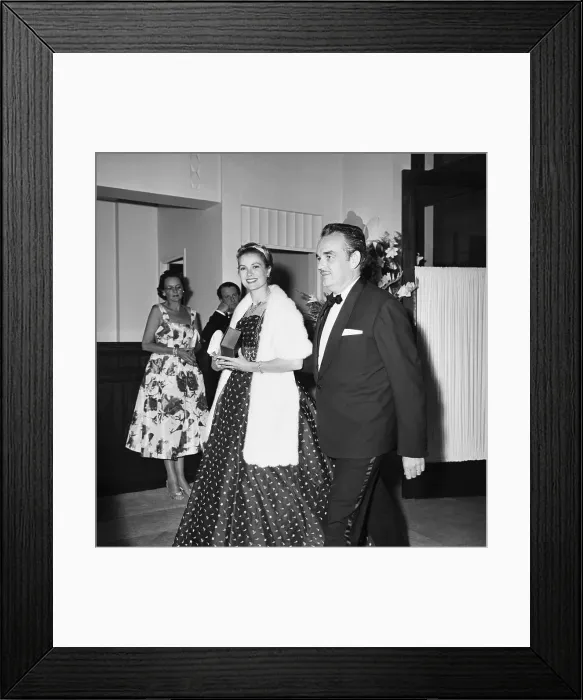 Framed Print : Prince And Princess Of Monaco Framed Print : Prince And Princess Of Monaco