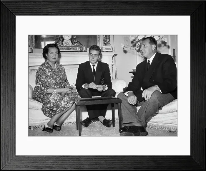Framed Print : Royal Family Of Spain In Switzerland Framed Print : Royal Family Of Spain In Switzerland