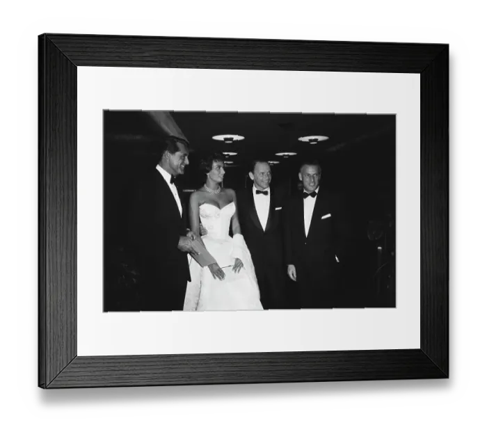 Framed Print : Sophia Loren, Cary Grant, & Kramer Framed Print : Sophia Loren, Cary Grant, & Kramer