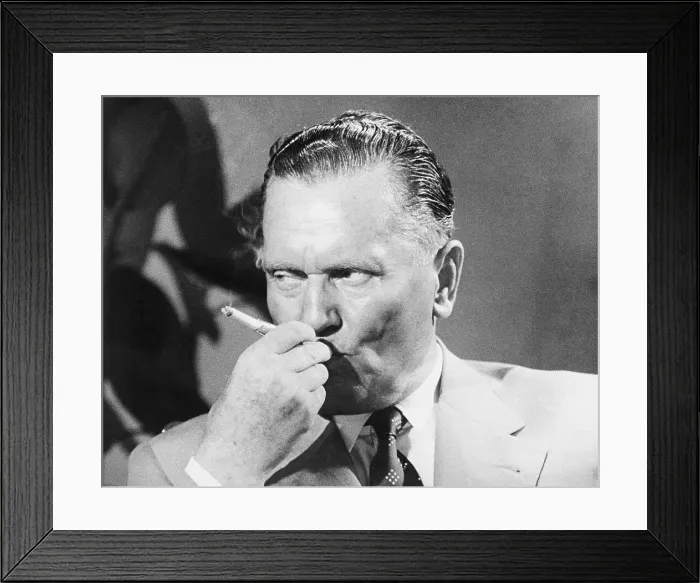 Framed Print : Yugoslavian President Marshal Tito Framed Print : Yugoslavian President Marshal Tito