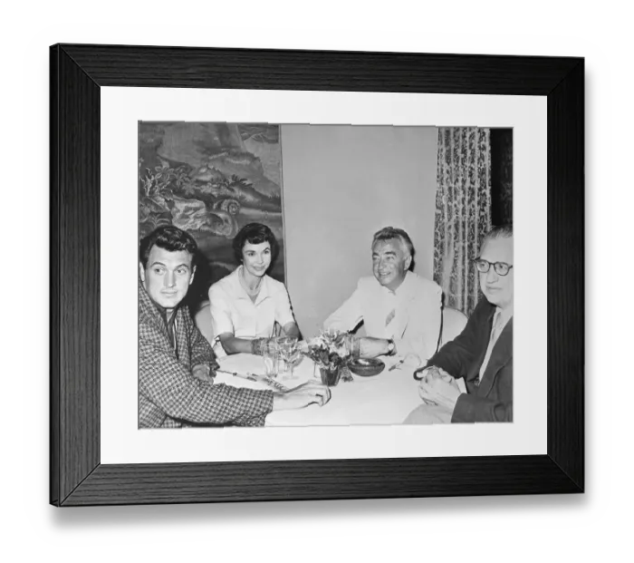 Framed Print : Movie Celebrities Eating Framed Print : Movie Celebrities Eating