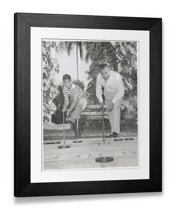 Framed Print : Fulgencio and Roberto Batista Playing Framed Print : Fulgencio and Roberto Batista Playing
