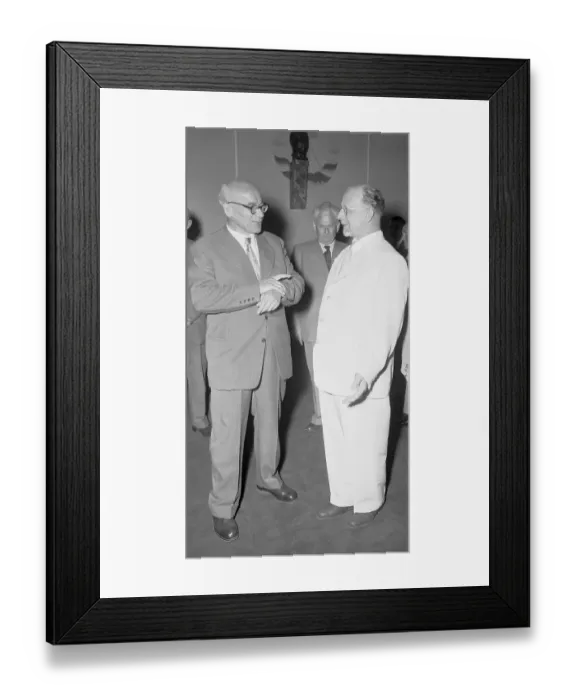 Framed Print : Wladislaw Gomulka Speaking with Walter Ulbricht Framed Print : Wladislaw Gomulka Speaking with Walter Ulbricht