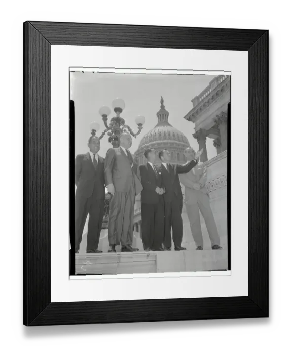 Framed Print : Prime Minister Nobusuke Kishi Visiting Capitol Hill Framed Print : Prime Minister Nobusuke Kishi Visiting Capitol Hill