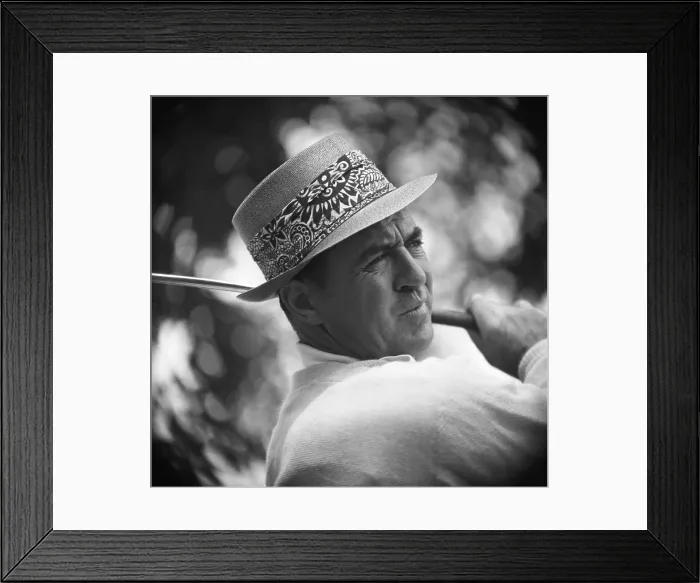 Framed Print : Sam Snead Playing Golf Framed Print : Sam Snead Playing Golf