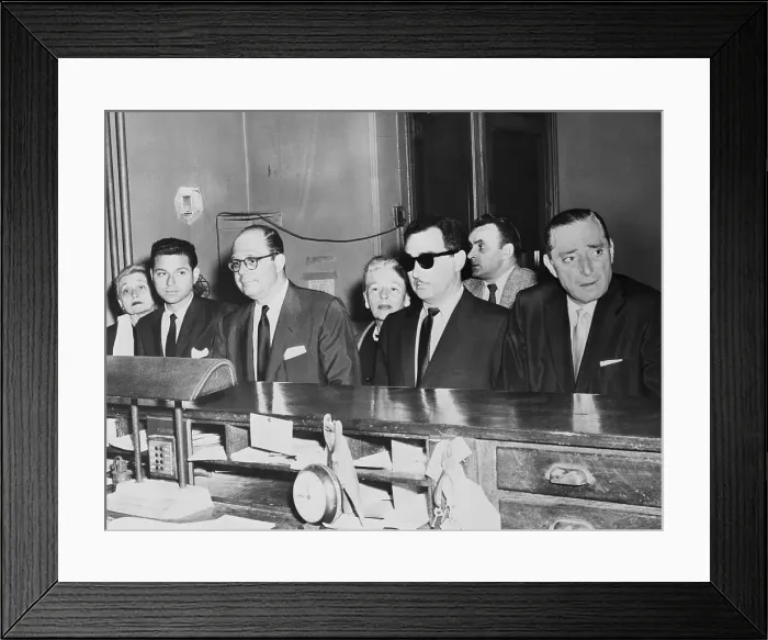 Framed Print : Confidential Defendants Being Officially Charged Framed Print : Confidential Defendants Being Officially Charged