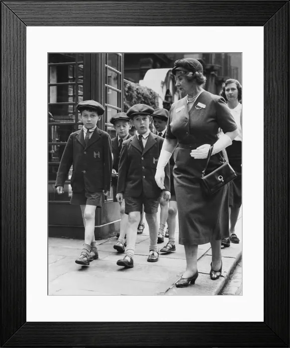 Framed Print : Eight Year Old Prince Charles Of England Framed Print : Eight Year Old Prince Charles Of England