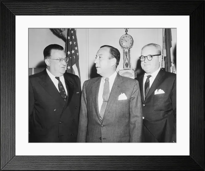 Framed Print : Mayor Robert Wagner Talks Baseball Framed Print : Mayor Robert Wagner Talks Baseball
