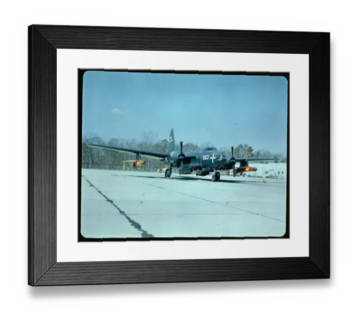 Framed Print : View of Petrel Missiles on P2V Aircraft Framed Print : View of Petrel Missiles on P2V Aircraft