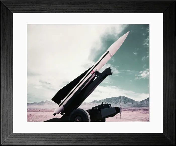 Framed Print : View of US Army Hawk Guided Missile Framed Print : View of US Army Hawk Guided Missile