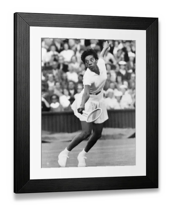 Framed Print : Althea Gibson Playing Tennis Framed Print : Althea Gibson Playing Tennis