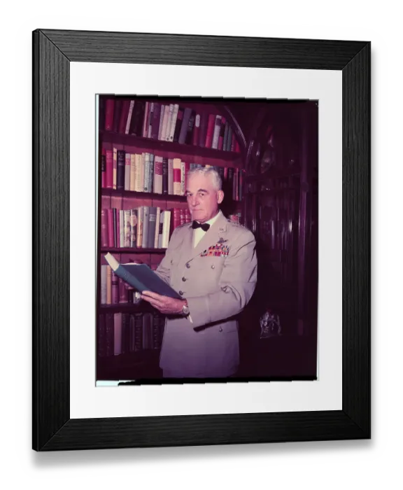 Framed Print : General Nathan F. Twining at Lotus Club Framed Print : General Nathan F. Twining at Lotus Club