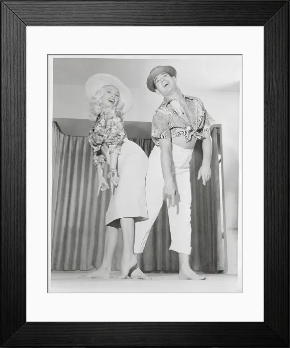 Framed Print : Band Leader Ray Anthony and Mamie Van Doren Dancing Framed Print : Band Leader Ray Anthony and Mamie Van Doren Dancing