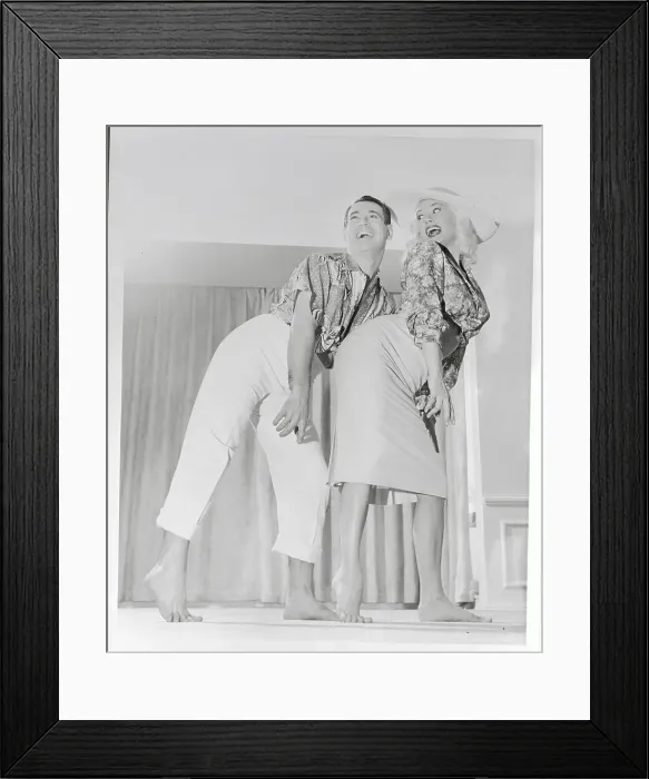 Framed Print : Anthony Ray and Mamie Van Doren Framed Print : Anthony Ray and Mamie Van Doren